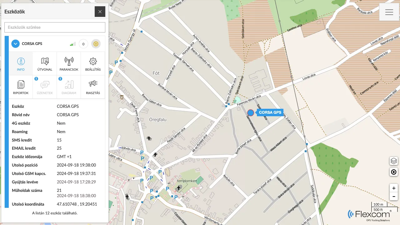 Recupero informazioni sul dispositivo